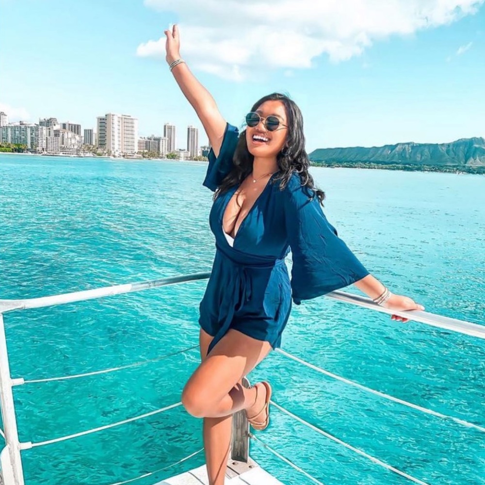 Planet Blue Romper
